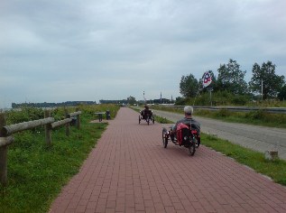 Unterwegs auf dem Ostseeküsten-Radweg in Kronsgaarder Drecht