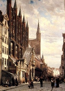 Rathaus in Lübeck, Ostseeküsten-Radweg