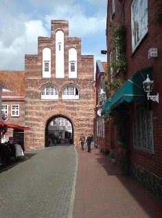 Kremper Tor in Neustadt/Holstein, Ostseeküsten-Radweg