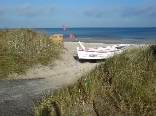 Unterwegs auf dem Ostseeküsten-Radweg: Am Schönberger Strand