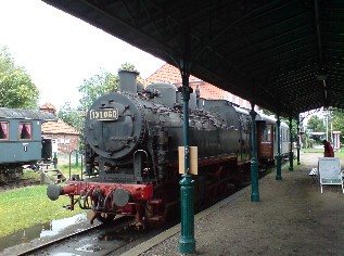 Unterwegs auf dem Ostseeküsten-Radweg: Museumsbahnhof in Schönberger Strand