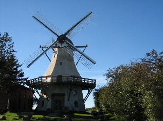 Windmühle Fortuna in Unewatt, Ostseeküsten-Radweg