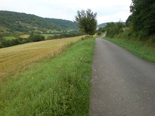 Unterwegs auf dem Radweg Liebliches Taubertal