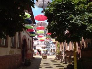 In der Altstadt von Lauda