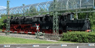 Dampflok der Baureihe 50 in Lauda